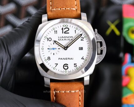 Panerai Luminor Mens Watch 44mm Automatic Mechanical Movement Stainless Steel Watches