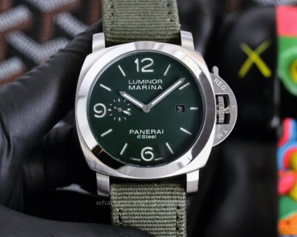 Panerai Luminor Mens Watch 44mm Automatic Mechanical Movement Stainless Steel Watches - Image 3