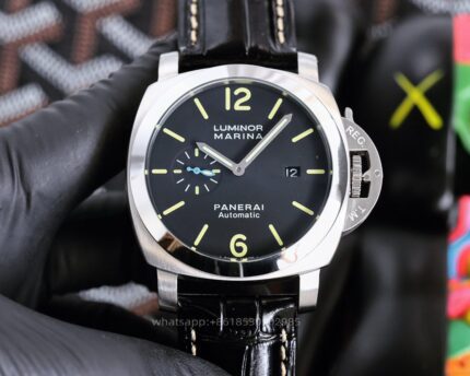 Panerai Luminor Mens Watch 44mm Automatic Mechanical Movement Stainless Steel Watches - Image 2