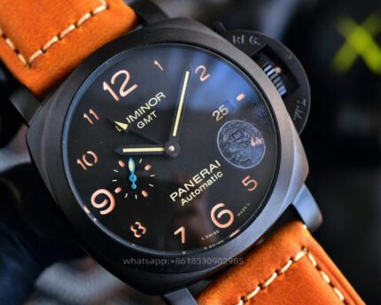 Panerai Luminor Mens Watch 44mm Cal. 9001 Automatic Mechanical Movement Stainless Steel Watches - Image 2