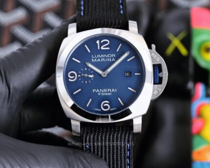 Panerai Luminor Mens Watch 44mm Automatic Mechanical Movement Stainless Steel Watches - Image 3