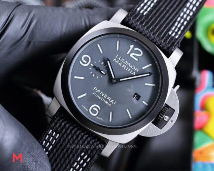 Panerai Luminor Mens Watch 44mm Automatic Mechanical Movement Stainless Steel Watches - Image 5