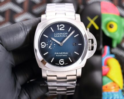 Panerai Luminor Mens Watch 44mm Automatic Mechanical Movement Stainless Steel Watches - Image 3