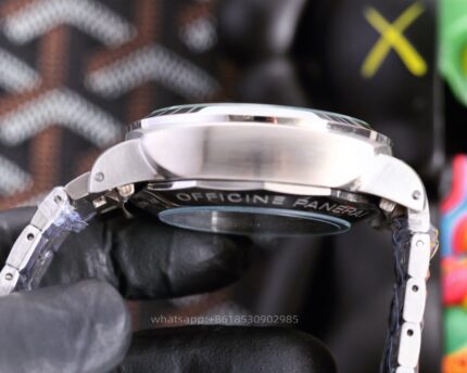 Panerai Luminor Mens Watch 44mm Automatic Mechanical Movement Stainless Steel Watches - Image 7