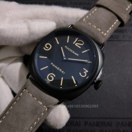 Panerai Radiomir Due Mens Watch 45mm Automatic Mechanical Movement Stainless Steel Watches - Image 2