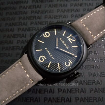 Panerai Radiomir Due Mens Watch 45mm Automatic Mechanical Movement Stainless Steel Watches - Image 4
