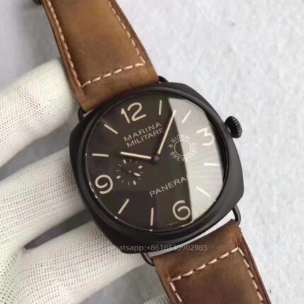 Panerai Radiomir Due Mens Watch 47mm Automatic Mechanical Movement Stainless Steel Watches - Image 3