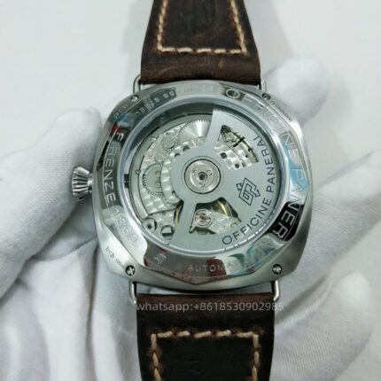 Panerai Radiomir Due Mens Watch 45mm Mechanical Movement Stainless Steel Watches - Image 7