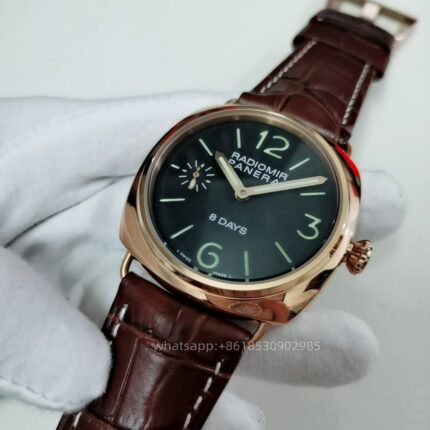Panerai Radiomir Due Mens Watch 45mm Mechanical Hand-winding Stainless Steel Watches - Image 2