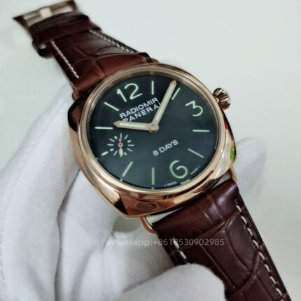 Panerai Radiomir Due Mens Watch 45mm Mechanical Hand-winding Stainless Steel Watches - Image 3