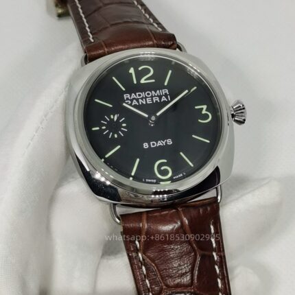 Panerai Radiomir Due Mens Watch 45mm Mechanical Hand-winding Stainless Steel Watches - Image 3