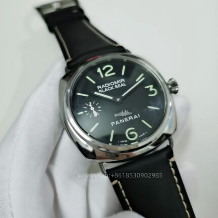 Panerai Radiomir Due Mens Watch 45mm Mechanical Hand-winding Stainless Steel Watches - Image 3