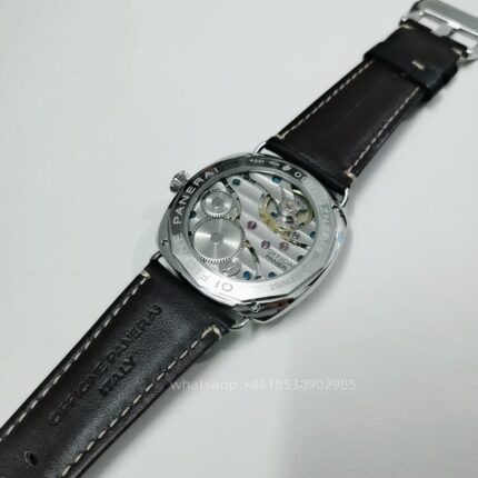 Panerai Radiomir Due Mens Watch 45mm Mechanical Hand-winding Stainless Steel Watches - Image 7