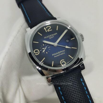 Panerai Radiomir Due Mens Watch 44mm Automatic Mechanical Movement Stainless Steel Watches - Image 2