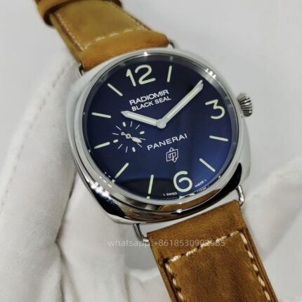Panerai Radiomir Due Mens Watch 45mm Automatic Mechanical Movement Stainless Steel Watches - Image 3