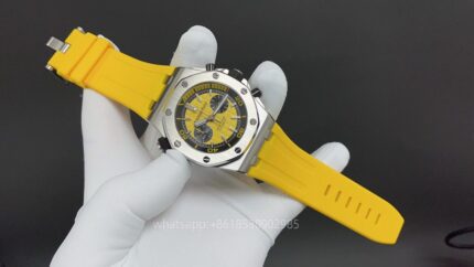 Audemars Piguet Royal Oak Offshore Mens Watch 42mm Cal.7750 Automatic Mechanical Movement Stainless Steel Watches - Image 3