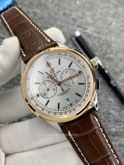 Breitling Premier Mens Watch 42mm CAL.7750 Automatic Mechanical Movement Stainless Steel Watches BLS Factory - Image 9