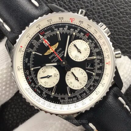 Breitling Navitimer Mens Watch 43mm CAL.7750 Automatic Mechanical Movement Stainless Steel Watches - Image 4