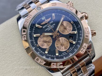 Breitling Chronomat Mens Watch 44mm CAL.01 Automatic Mechanical Movement Stainless Steel Watches - Image 5