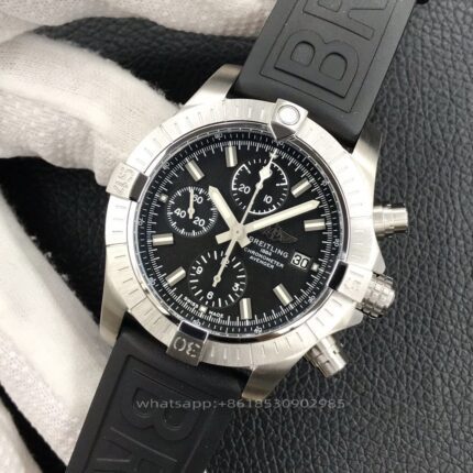 Breitling Avenger Mens Watch 43mm CAL.7750 Automatic Mechanical Movement Stainless Steel Watches - Image 3