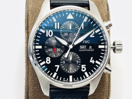 IWC Pilots Mens Watch 43mm CAL.7750 Automatic Mechanical Movement Stainless Steel Watches IWS Factory - Image 4