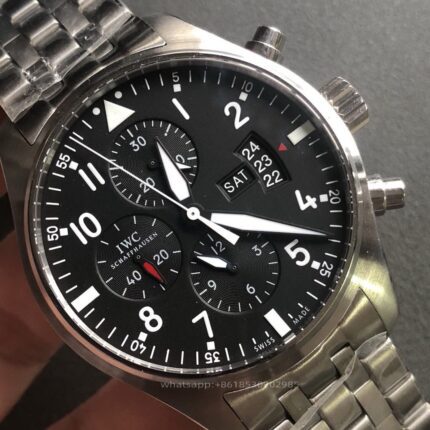 IWC Pilots Mens Watch 43mm CAL.7750 Automatic Mechanical Movement Stainless Steel Watches ZF Factory - Image 4