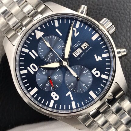 IWC Pilots Mens Watch 43mm CAL.7750 Automatic Mechanical Movement Stainless Steel Watches ZF Factory - Image 4