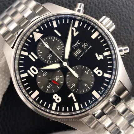 IWC Pilots Mens Watch 43mm CAL.7750 Automatic Mechanical Movement Stainless Steel Watches ZF Factory - Image 4