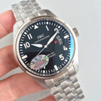 IWC Pilots Mens Watch 41mm CAL.9015 Automatic Mechanical Movement Stainless Steel Watches MKS Factory - Image 3