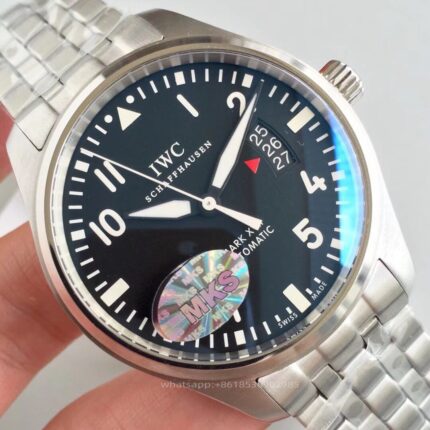 IWC Pilots Mens Watch 41mm CAL.9015 Automatic Mechanical Movement Stainless Steel Watches MKS Factory - Image 4