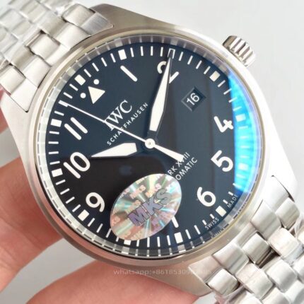 IWC Pilots Mens Watch 40mm CAL.9015 Automatic Mechanical Movement Stainless Steel Watches MKS Factory - Image 4