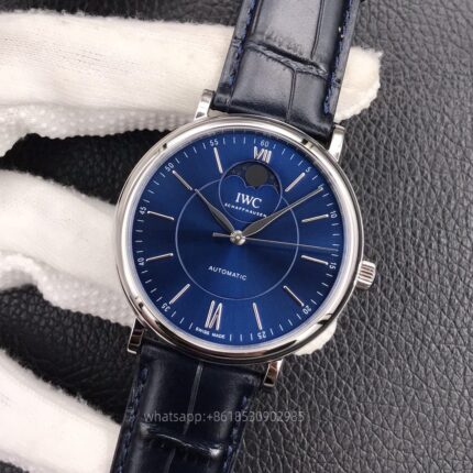 IWC Portofino Mens Watch 40mm CAL.35800 Automatic Mechanical Movement Stainless Steel Watches MKS Factory - Image 3