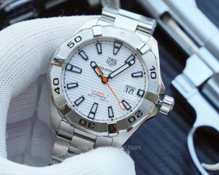 Tag Heuer Aquaracer Watch 43mm CAL.5 Automatic Mechanical Movement Stainless Steel Watches - Image 5