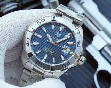 Tag Heuer Aquaracer Watch 43mm CAL.5 Automatic Mechanical Movement Stainless Steel Watches - Image 6