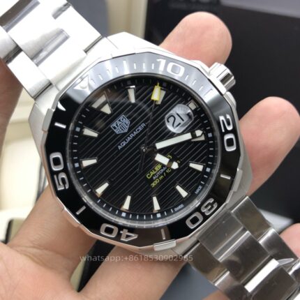 Tag Heuer Aquaracer Mens Watch 43mm CAL.2824 Automatic Mechanical Movement Stainless Steel Watches V6 Factory - Image 2