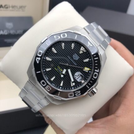 Tag Heuer Aquaracer Mens Watch 43mm CAL.2824 Automatic Mechanical Movement Stainless Steel Watches V6 Factory - Image 6