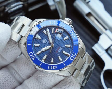 Tag Heuer Aquaracer Watch 43mm CAL.5 Automatic Mechanical Movement Stainless Steel Watches - Image 6