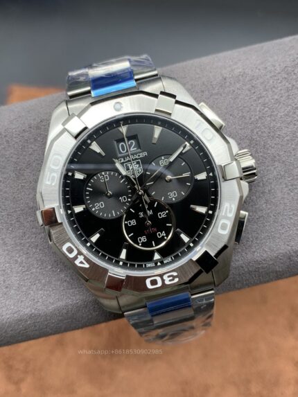 Tag Heuer Aquaracer Mens Watch 43mm Quartz Movement Stainless Steel Watches - Image 2