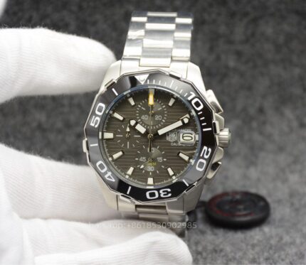 Tag Heuer Aquaracer Mens Watch 44mm Quartz Movement Stainless Steel Watches - Image 3