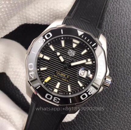 Tag Heuer Aquaracer Watch 43mm CAL.2824 Automatic Mechanical Movement Stainless Steel Watches V6 Factory - Image 2