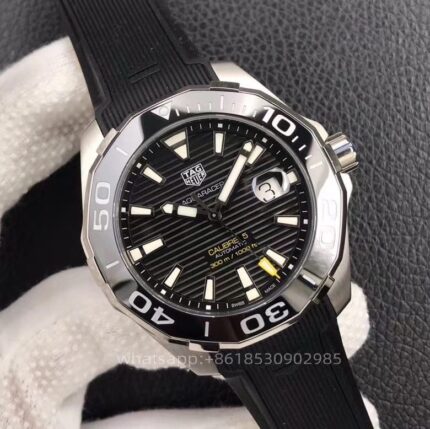 Tag Heuer Aquaracer Watch 43mm CAL.2824 Automatic Mechanical Movement Stainless Steel Watches V6 Factory - Image 3