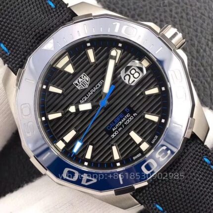 Tag Heuer Aquaracer Mens Watch 43mm CAL.2824 Automatic Mechanical Movement Stainless Steel Watches V6 Factory - Image 4