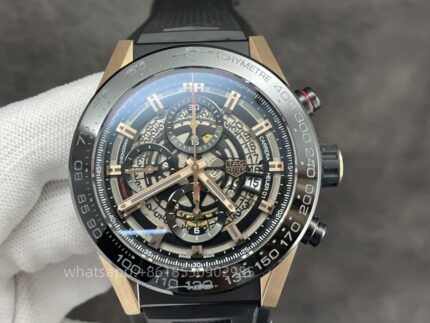 Tag Heuer Carrera Mens Watch 45mm CAL.2824 Automatic Mechanical Movement Stainless Steel Watches XF Factory - Image 5