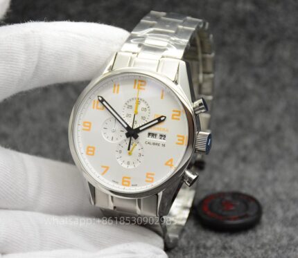 Tag Heuer Carrera Mens Watch 44mm CAL.2824 Automatic Mechanical Movement Stainless Steel Watches - Image 3