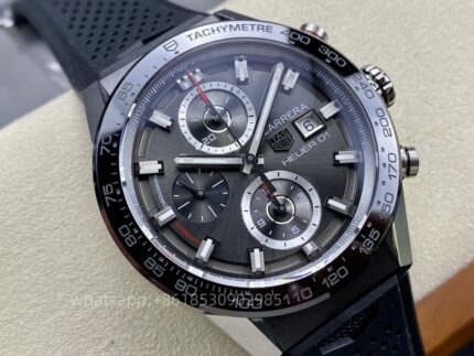 Tag Heuer Carrera Mens Watch 43mm CAL.2824 Automatic Mechanical Movement Stainless Steel Watches XF Factory - Image 3