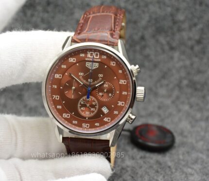 Tag Heuer Carrera Mens Watch 44mm Quartz movement Stainless Steel Watches