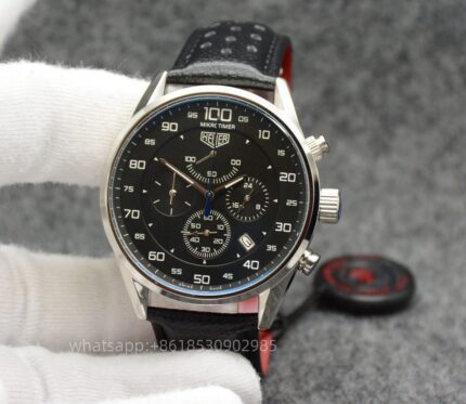 Tag Heuer Carrera Mens Watch 44mm Quartz movement Stainless Steel Watches - Image 3