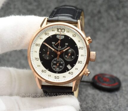 Tag Heuer Carrera Mens Watch 44mm Quartz movement Stainless Steel Watches - Image 4