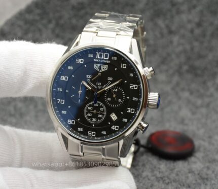 Tag Heuer Carrera Mens Watch 44mm Quartz movement Stainless Steel Watches - Image 3