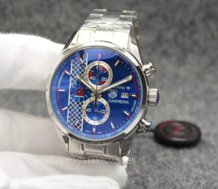 Tag Heuer Carrera Mens Watch 44.5mm CAL.2824 Automatic Mechanical Movement Stainless Steel Watches - Image 6